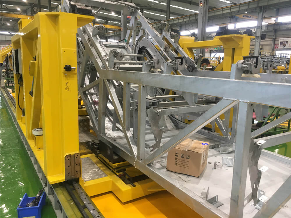 扶梯装配工装现场图2